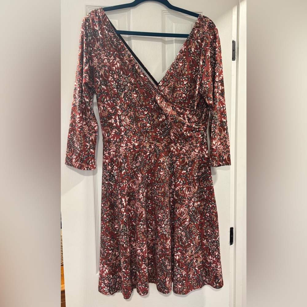 Kaleigh faux wrap dress